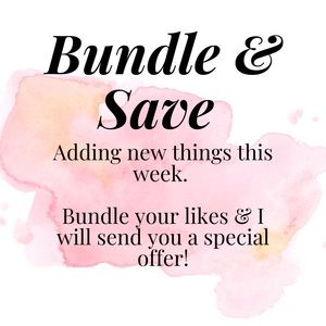 Bundle & Save Offer For All New Listings Coming This Week! ✨
